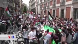 Xwepêşandana Piştevaniya Bo Fîlistînê li Bajarê Madrîd