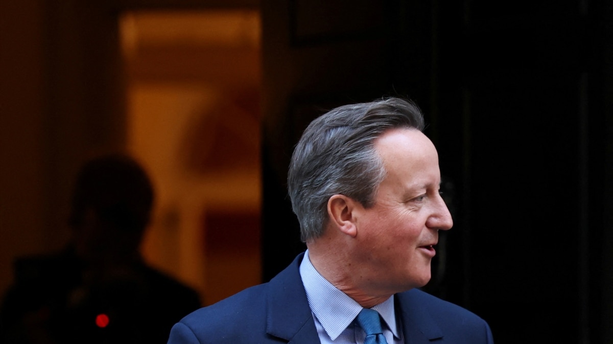 Ex-PM Cameron Makes Shock Return to UK Government as Foreign Secretary