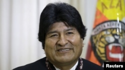 Bolivia's President Evo Morales talks to Reuters during an interview in Santa Cruz, Bolivia, July 9, 2015.