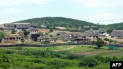 FILE - South African President Zuma's private residence in Nkandla, some 178 kilometers north of Durban. South Africa's government cleared President Zuma of any wrongdoing during a controversial $20-million revamp at his private home, Nov. 4, 2012.