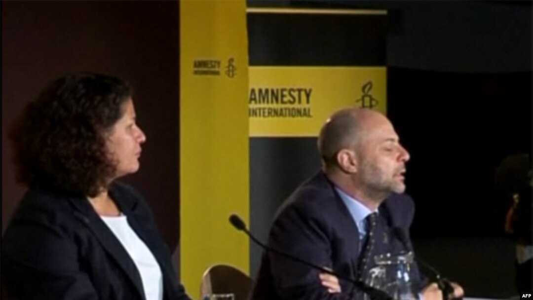 Privremeni savetnik Amnesti Internešenela Klaudio Kordone prilikom objavljivanja izveštaja