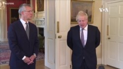 北約秘書長和英國首相支持強烈回應白俄羅斯