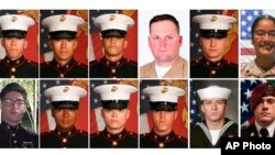 Աֆղանստանում օգոստոսի 26 -ին Քաբուլի օդանավակայանում մահապարտ ահաբեկչի պայթյունից զոհված ամերիկացի զինծառայողներ