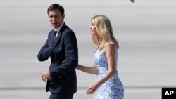 Jared Kushner et sa femme, Ivanka Trump, fille du président, à Hambourg, en Allemagne, le 6 juillet 2017.