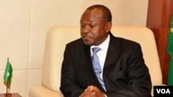 FILE - AU Commission Deputy Chairman Erastus Mwencha, condemning the coup in Burkina Faso, says "any change of power must follow the constitutional process."