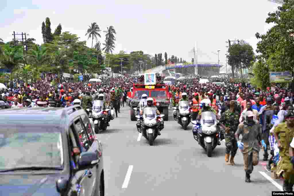 Wananchi wa Mwanza wamuaga aliyekuwa Rais wa Tanzania hayati John Pombe Magufuli