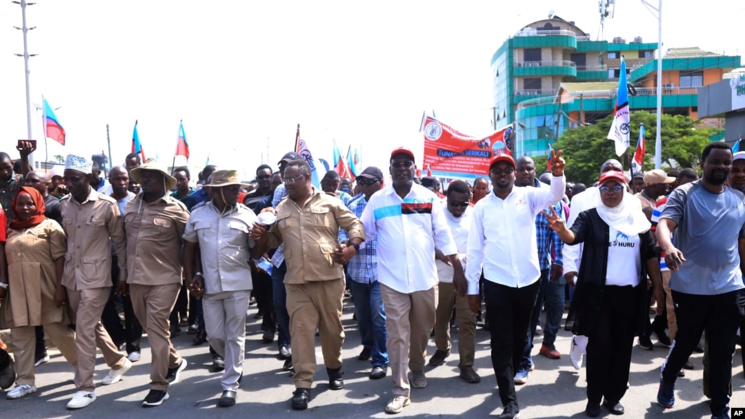 Tanzania Opposition Holds First Major Protest in Years