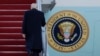 President Donald Trump walks up the stairs of Air Force One at Joint Base Andrews, Md., March 7, 2025.