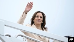 Potpredsjednica SAD Kamala Harris (Foto: Brendan Smialowski/Pool via AP)