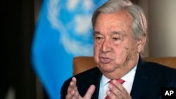 Sekretaris Jenderal PBB Antonio Guterres berbicara di New York (foto: dok). 