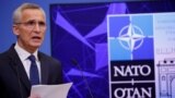 FILE - NATO Secretary General Jens Stoltenberg speaks during a news conference at the Alliance's headquarters in Brussels, Belgium Nov. 25, 2022. 