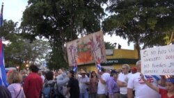 Cubanos en Miami continúan saliendo a las calles a exigir democracia