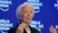 Bà Christine Lagarde, Tổng Giám Đốc IMF, tham dự Diễn đàn Kinh tế Thế giới tại Davos, Thụy Sĩ ngày 20/1/ 2017.