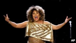 FILE - Tina Turner performs during a concert on Tuesday, March 3, 2009, at the O2 Arena, in London.