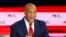FILE - Democratic presidential candidate Sen. Cory Booker, D-N.J., speaks during a Democratic primary debate hosted by NBC News at the Adrienne Arsht Center for the Performing Art, in Miami, June 26, 2019.