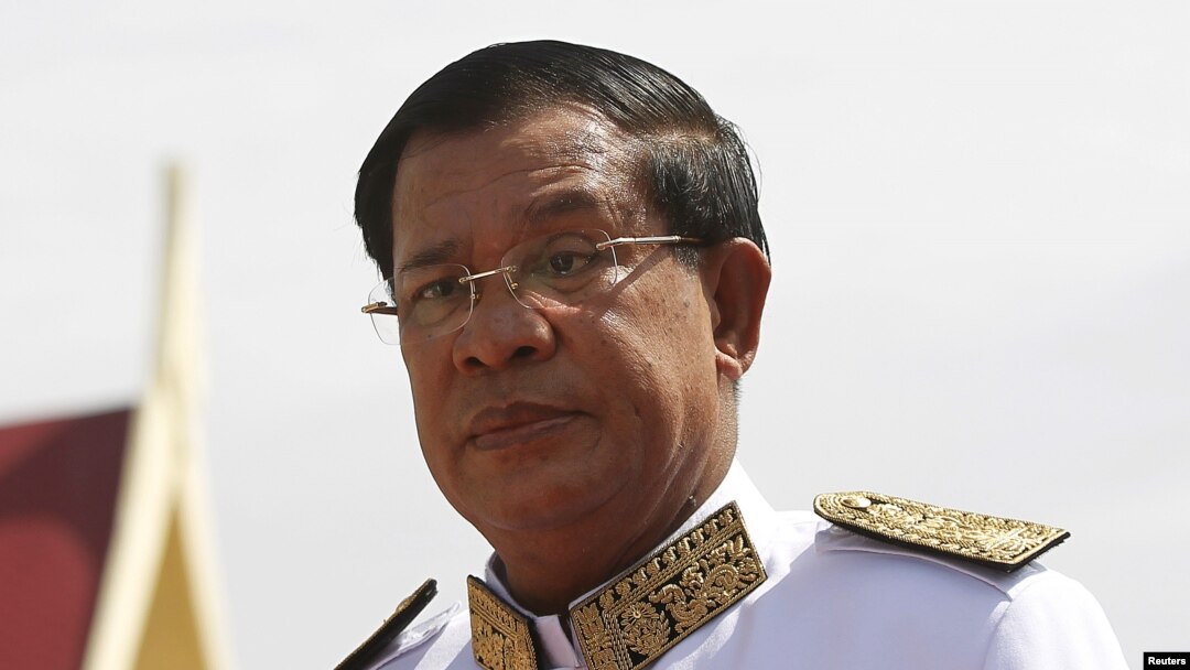 FILE - Cambodian Prime Minister Hun Sen says that had it not been for the Lon Nol regime and its ushering in of the Khmer Rouge, the Paris Peace Accords would not have been necessary.