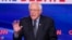 FILE - Sen. Bernie Sanders participates in a Democratic presidential primary debate at CNN Studios in Washington, March 15, 2020. 