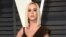 FILE - Katy Perry arrives at the Vanity Fair Oscar Party in Beverly Hills, California, Feb. 26, 2017. Perry opened up about having suicidal thoughts during a marathon weekend livestream event.