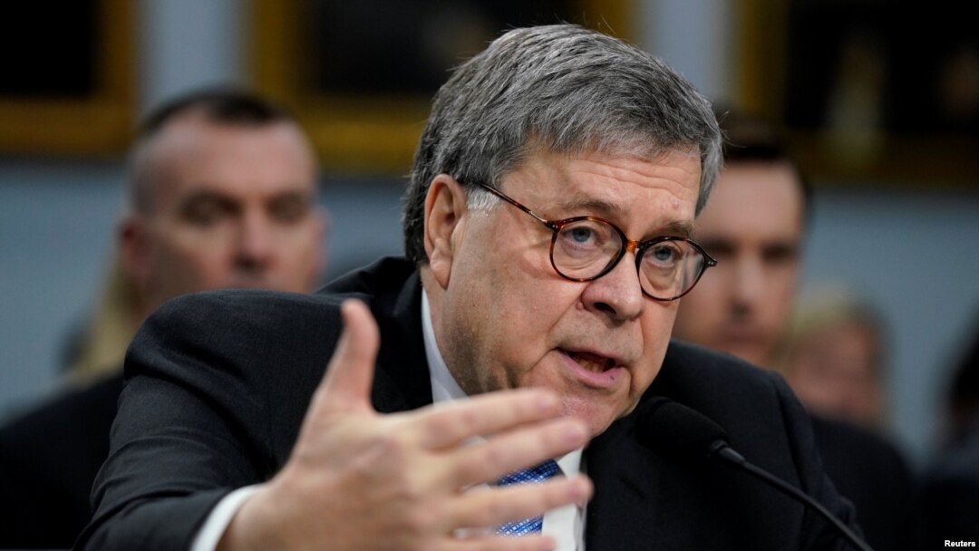 El secretario de Justicia, William Barr, ha destacado los esfuerzos del Departamento de Justicia para proteger las futuras elecciones de la interferencia extranjera y dice que asegurar las elecciones es un tema clave para la agencia.