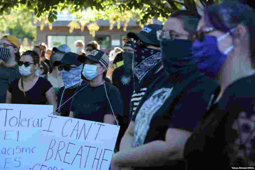 Peaceful protests in Harrisonburg