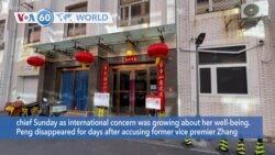 VOA60 World - Missing Chinese Tennis Star Says She Is Safe