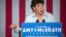FILE - Democratic congressional candidate Amy McGrath speaks during a campaign event in Owingsville, Ky., Oct. 12, 2018.