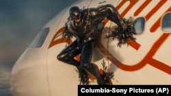 This image released by Sony Pictures shows a scene from "Venom: The Last Dance." 