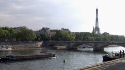 Like other European capitals, pollution levels dropped sharply in Paris during the coronavirus confinement. (Lisa Bryant/VOA)