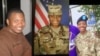 Esta composición de imágenes sin fecha proporcionadas por el Pentágono muestra, de izquierda a derecha, al sargento William Rivers, la sargento Breona Moffett y el sargento Kennedy Sanders, quienes murieron en un ataque con drones en Jordania el 28 de enero de 2024.