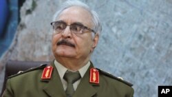 Janar Khalifa Haftar, madugun 'yan tawayen Libiya