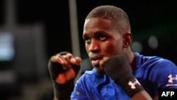 Souleymane Cissokho lors d'un entrainement takes public, France, le 25 septembre 2019. 