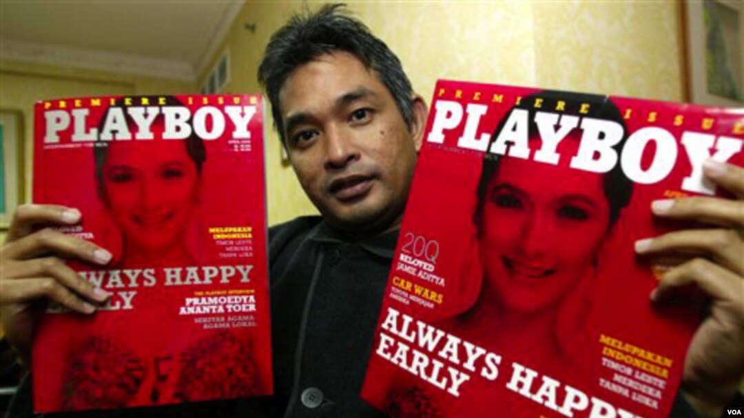 Erwin Arnada, mantan pemred Playboy Indonesia.