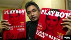 Erwin Arnada, mantan pemred Playboy Indonesia.