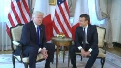 Trump Meets French President Macron