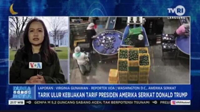 Laporan VOA untuk TVRI: Tarik Ulur Kebijakan Tarif Presiden Amerika Serikat Donald Trump  - Maret 07, 2025 episode artwork