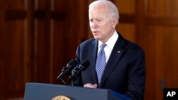 Presidenti Biden duke folur në Universitetin Emory, në Atlanta, Xhorxhia (19 mars 2021)
