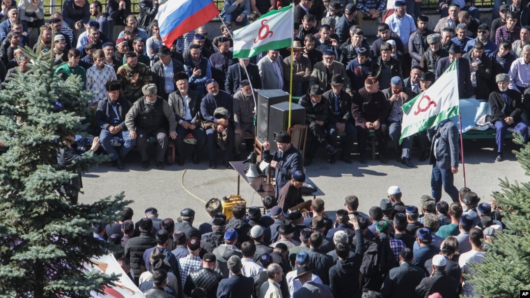 Protest u Ingušetiji protiv sporazuma sa Čečenijom o razmeni teritorije