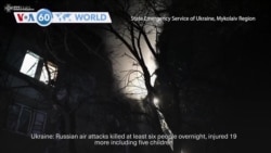 VOA60 World - Ukraine: Russian air attacks killed at least six people overnight