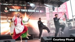 FILE - Diwali celebrations at New York's Times Square on October 16 ,2016. (Photo by Sidheshwar Chauhan/ASB Communications/Event Guru)