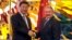 中国国家主席习近平会见古巴主席劳尔•卡斯特罗。