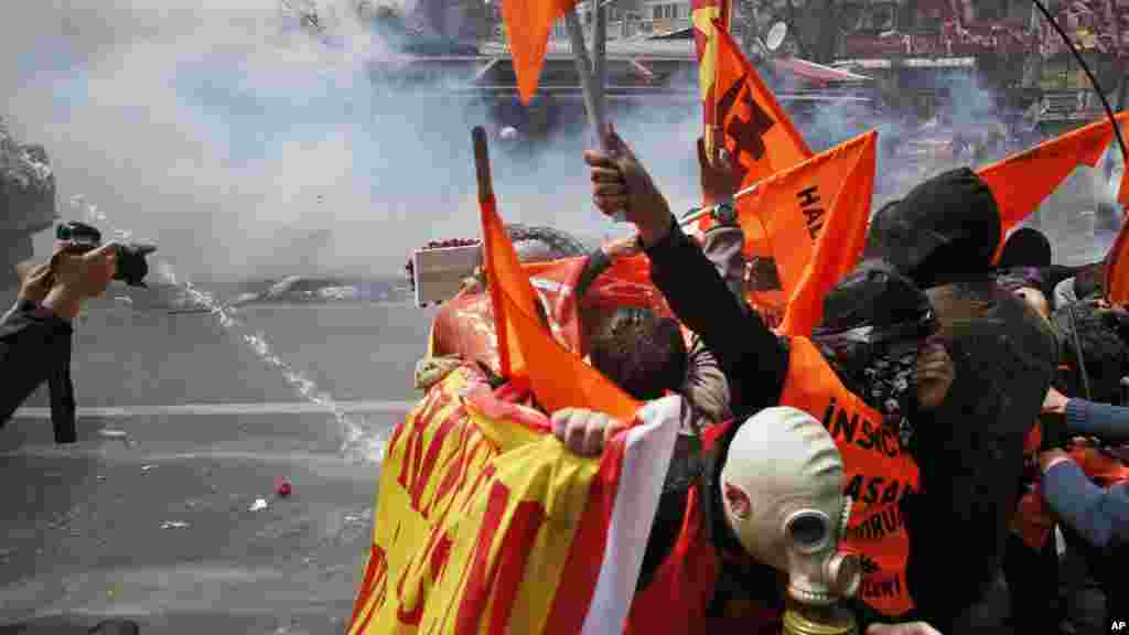 በቱርክ የላብ አደሮች ቀን ሲከበር