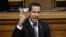 Venezuelan opposition leader Juan Guaido, who many nations have recognised as the country's rightful interim ruler, gestures as he speaks during the session of the Venezuela's National Assembly in Caracas, Venezuela, July 2, 2019. 