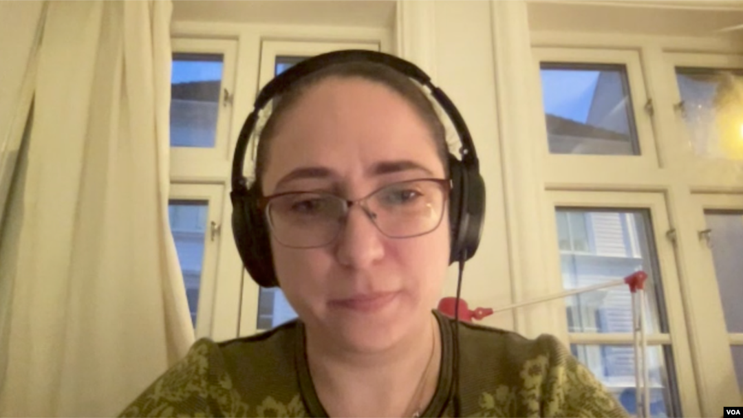 Captura de pantalla de la entrevista con Emilia Díaz Struck, periodista venezolana, coordinadora para América Latina del ICIJ.