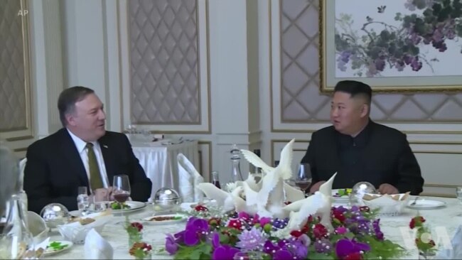 美国国务卿蓬佩奥在平壤会晤朝鲜领导人金正恩