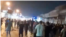 تصویر گرفته شده از یکی از ویدئوهای پنجمین شب پیاپی اعتراضات سراسری نسبت به بی‌آبی در خوزستان