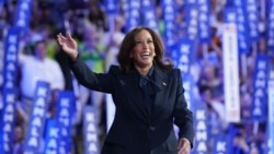 US Vice President Kamala Harris makes history accepting Democratic nomination for presidency