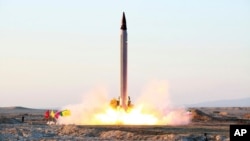이란이 지난 2015년 10월 공개한 '이마드' 장거리탄도미사일 발사장면. 북한 로동미사일의 사거리를 늘린 것으로 알려져있다.