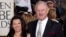 Aktori Gene Hackman së bashku me bashkëshorten e tij Betsy Arakawa ndërsa arrijnë në ceremoninë e çmimeve 'Golden Globes' në Berverly Hills më 2003