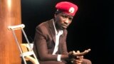 Ugandan pop star-turned-lawmaker Bobi Wine, at the National Press Club, Sept. 6, 2018 in Washington.