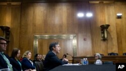 Deputy Secretary of State Anthony Blinken testifies on Capitol Hill in Washington, Sept. 29, 2016, before the Senate Foreign Relations Committee hearing on Syri